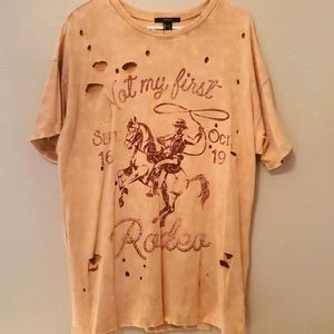 Not My First Rodeo Tee NWOT